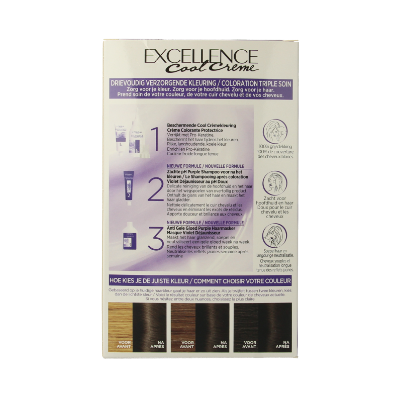 Excellence Cool creme 4.11 ultra asbruin 1 Stuks