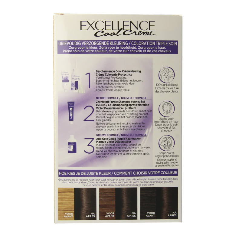 Excellence Cool creme 5.11 ultra as lichtbruin 1 Sachets