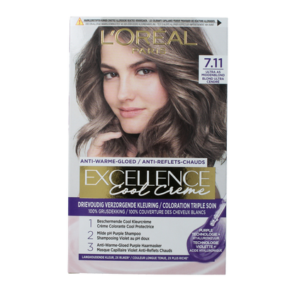 Excellence Cool creme 7.11 ultra asblond 1.00 Stuks