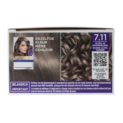 Excellence Cool creme 7.11 ultra asblond 1.00 Stuks