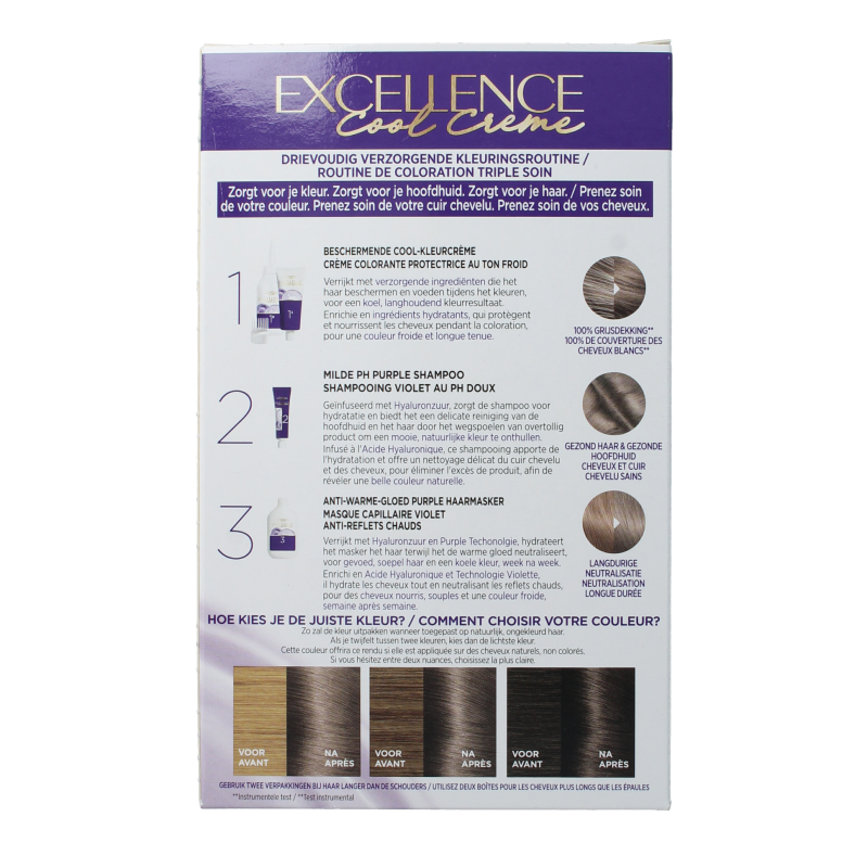 Excellence Cool creme 7.11 ultra asblond 1 Stuks