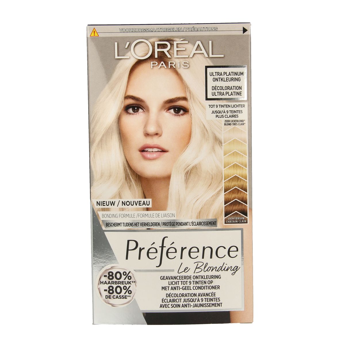 Preference Bleach ultra platinum ontkleuring 1.00 Set