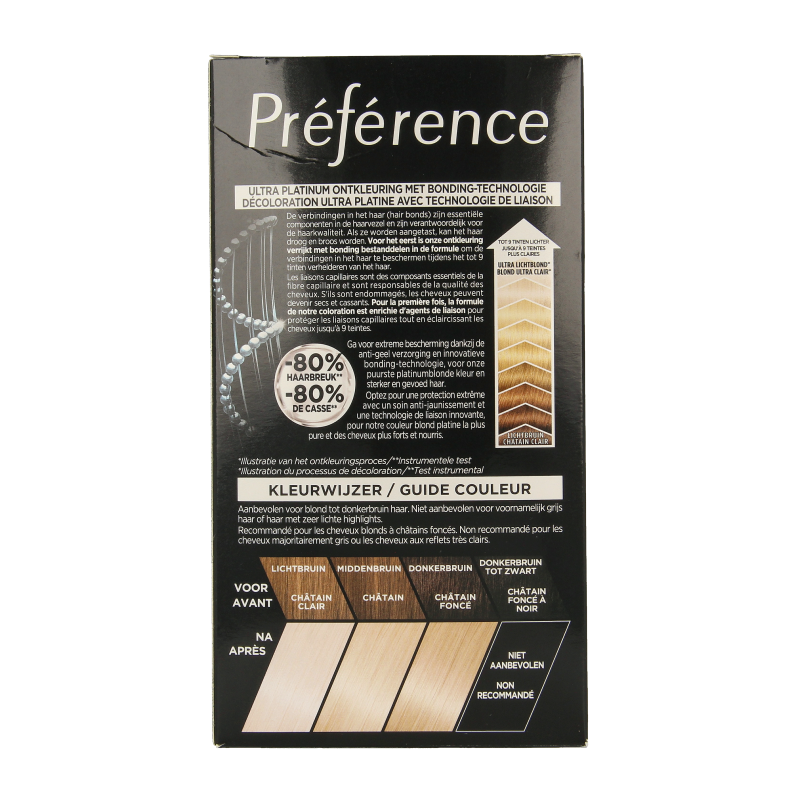 Preference Bleach ultra platinum ontkleuring 1 Set