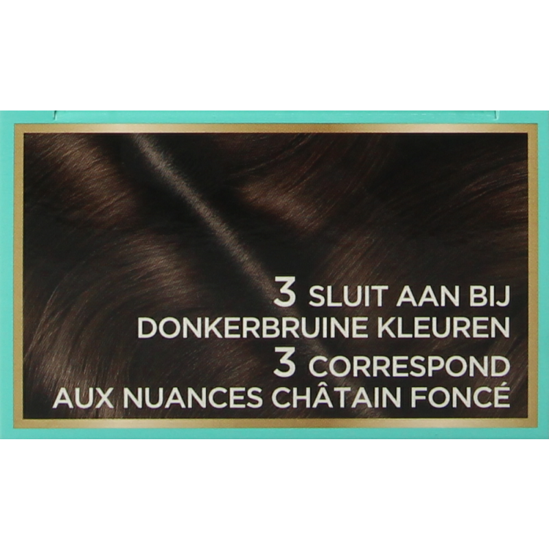 Magic Retouch Permanente haarkleuring nr 3 donkerbruin 1 Stuks