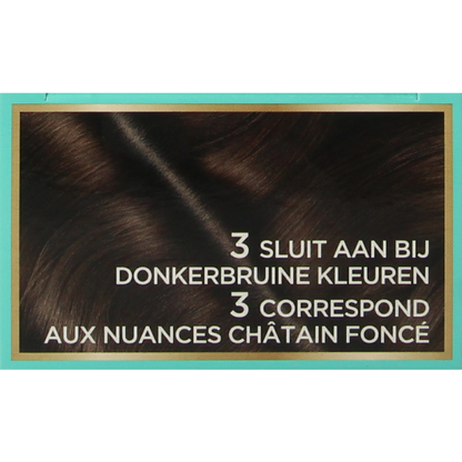 Magic Retouch Permanente haarkleuring nr 3 donkerbruin 1 Stuks