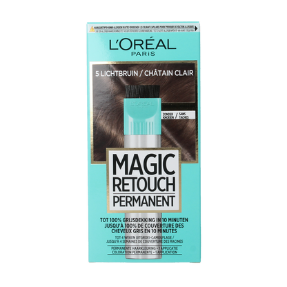 Magic Retouch Permanente haarkleuring nr 5 lichtbruin 1.00 Stuks