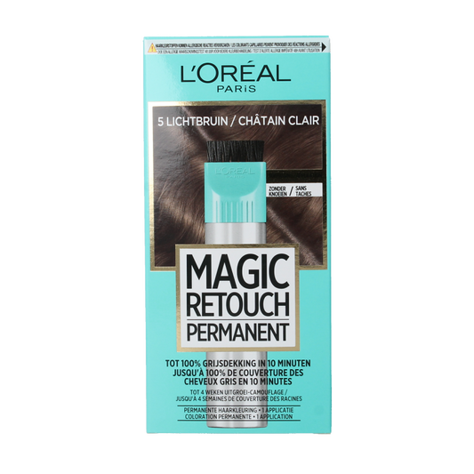 Magic Retouch Permanente haarkleuring nr 5 lichtbruin 1 Stuks