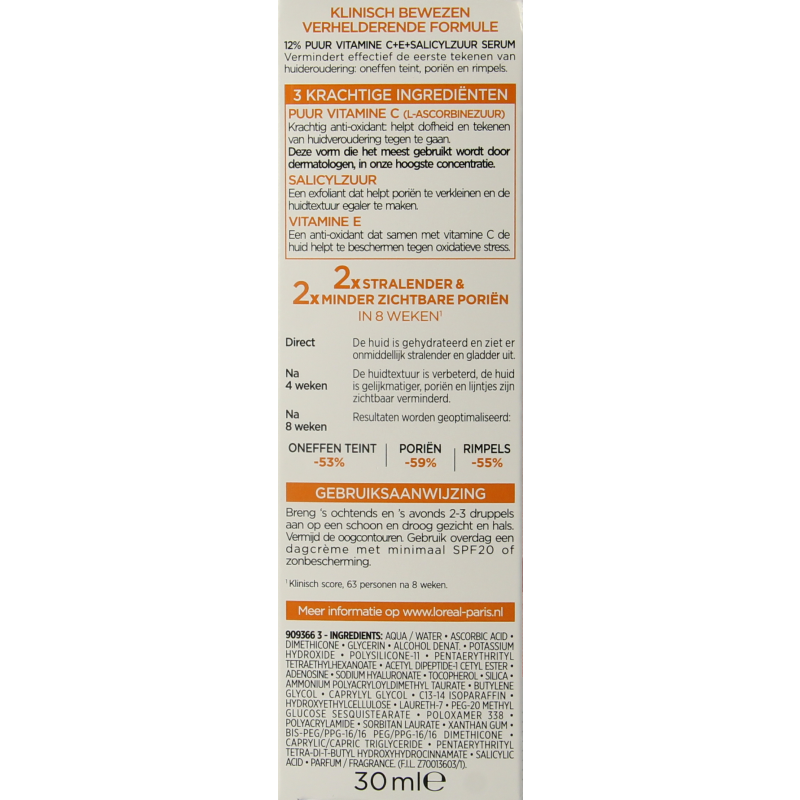 L'Oreal Paris Revitalift serum clinical vitamine C 30 Milliliter