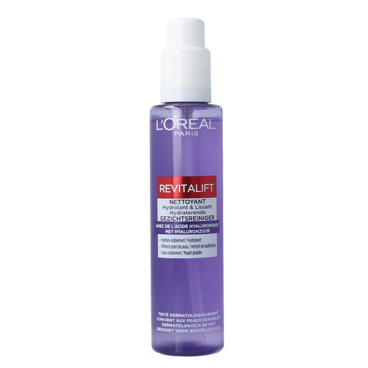 L'Oreal Paris Revitalift hyaluronzuur cleanser 150 Milliliter