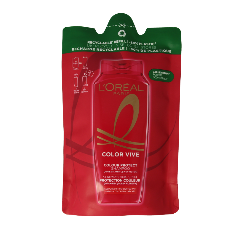 Elvive Shampoo color vive navulling 250 Milliliter