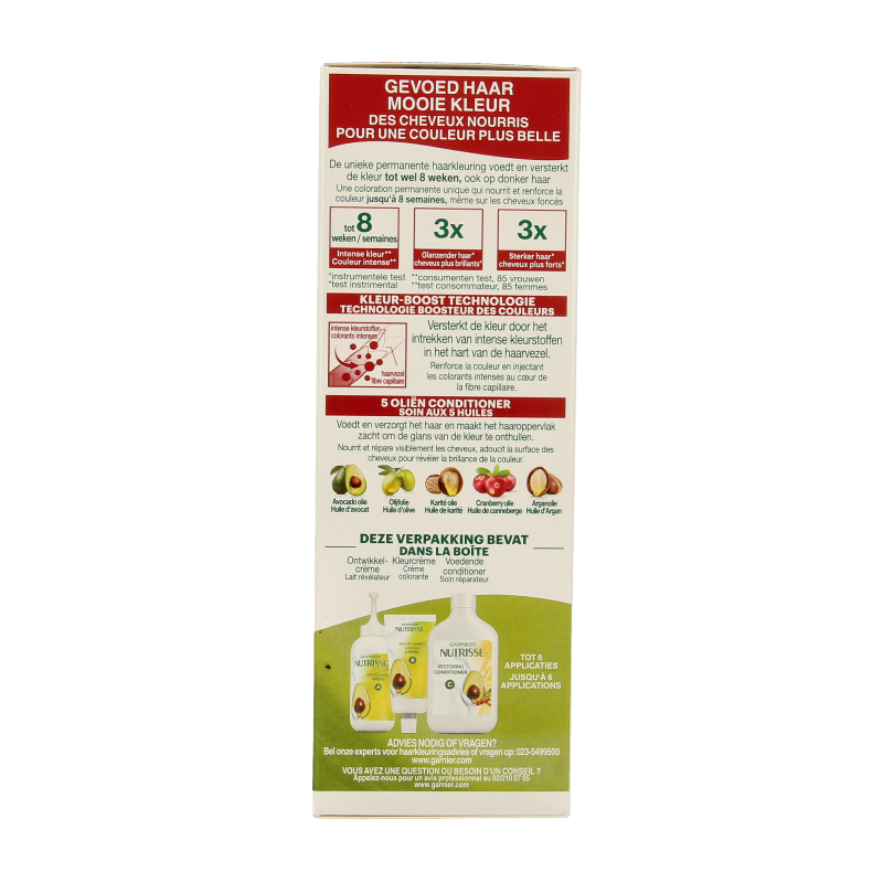 Nutrisse Nutrisse ultra color 5.62 levendig rood  1 Set