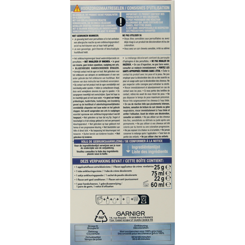 Nutrisse Nutrisse ultra bleach D+++ 1 Set