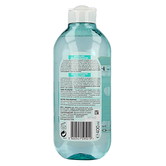 Garnier SkinActive pure active micellair reinigingswater 400 Milliliter