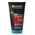 Garnier SkinActive  pure active 3-in-1 charcoal reiniging 150 Milliliter