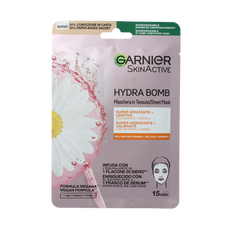 Garnier Skin act tissue masker kamille& hyaluronzuur 1.00 Stuks