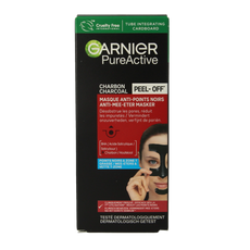 Garnier Pure active peel-off masker charcoal 50.00 Milliliter