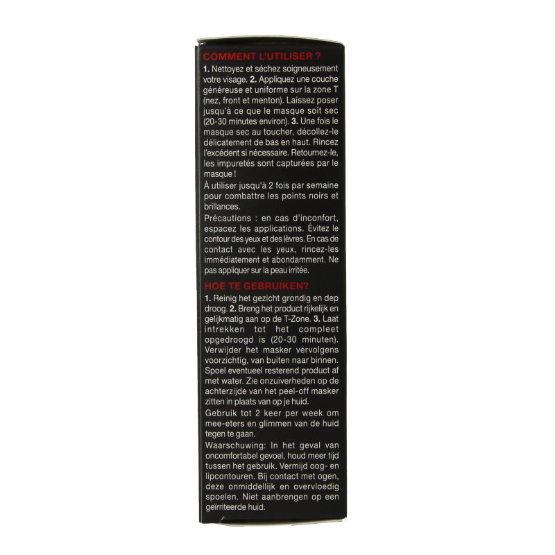 Garnier Pure active peel-off masker charcoal 50 Milliliter