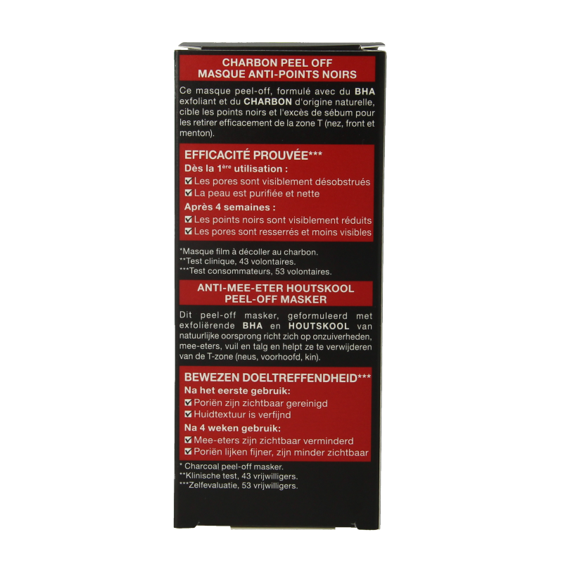 Garnier Pure active peel-off masker charcoal 50 Milliliter