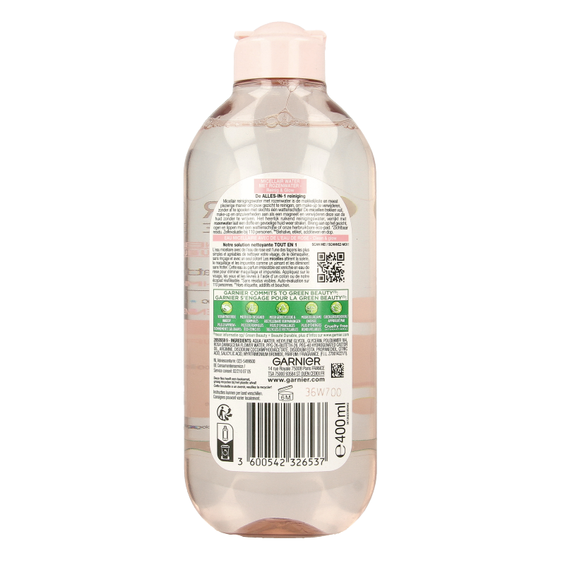 Garnier SkinActive micellair rozenwater 400 Milliliter