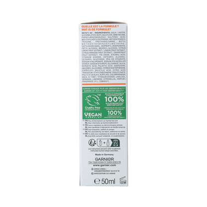 Garnier SkinActive vitamine C serum cream SPF25 50.00 Milliliter