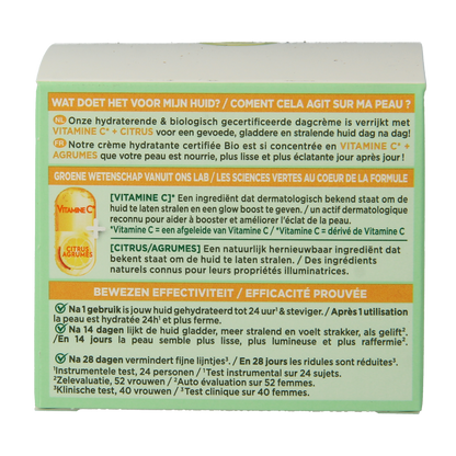 Garnier Dagcreme  bio vitamine C 50.00 Milliliter