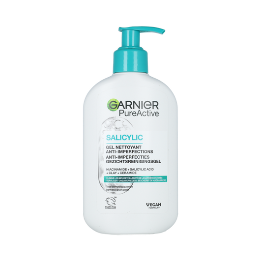 Garnier Pureactive hydraterende gezichtsreiniging 250.00 Milliliter