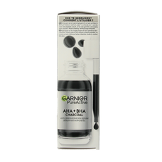Garnier PureActive AHA + BHA charcoal serum 30 Milliliter