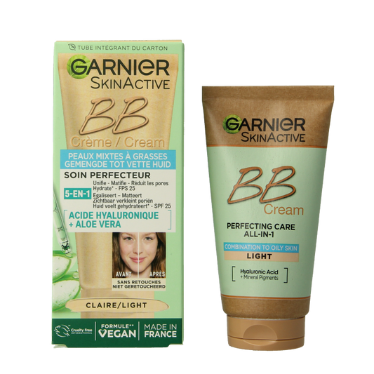 Garnier SkinActive BB cream oil free lichte huid 50 Milliliter