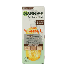 Garnier SkinActive nachtserum vitamine C hyaluronzuur 30.00 Milliliter