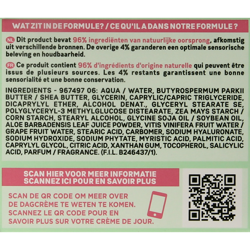 Garnier SkinActive dagcreme hyaluronzuur aloe vera 50 Milliliter