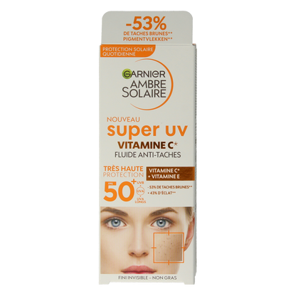 Ambre Solaire Fluid vitamine C super UV SPF50+ 40.00 Milliliter