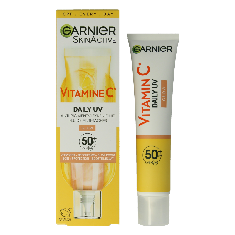 Garnier SkinActive vitamine C glowy UV fluid SPF50+ 40 Milliliter