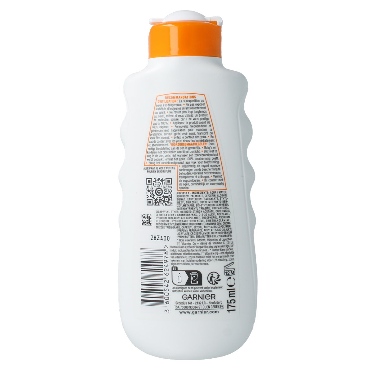 Ambre Solaire Hydraterende melk protect SPF50+ 175.00 Milliliter