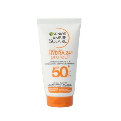 Ambre Solaire Hydraterende melk protect SPF50+ 50.00 Milliliter