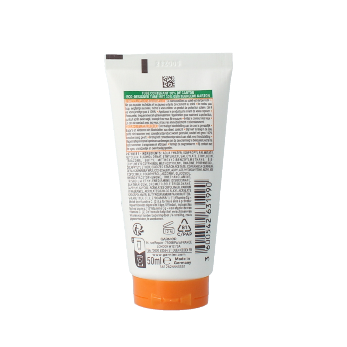 Ambre Solaire Hydraterende melk protect SPF50+ 50.00 Milliliter