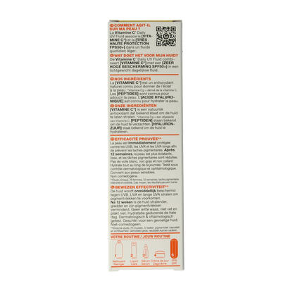 Garnier Vitamine C daily UV antipigmentvlek fluid 40.00 Milliliter
