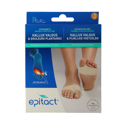 Epitact Voetzoolkussentjes dubbel maat 36/38 2 Stuks
