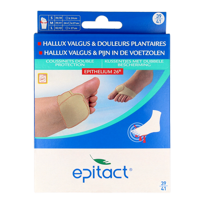 Epitact Voetzoolkussentjes dubbel maat 39/41 2.00 Stuks