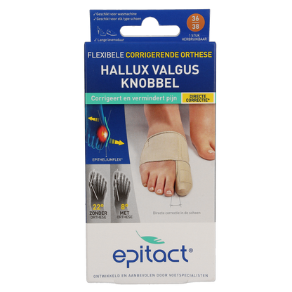 Epitact Hallux valgus corrigerende orthese maat 36/38 1.00 Stuks
