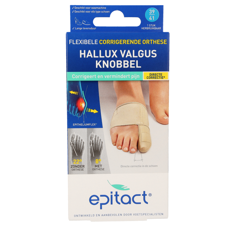 Epitact Hallux valgus corrigerende orthese maat 39/41 1 Stuks