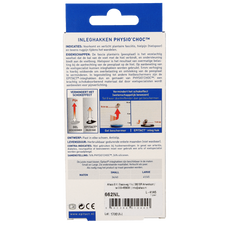 Epitact Hielspoor inleghakken met physio choc maat 41/45 2 Stuks