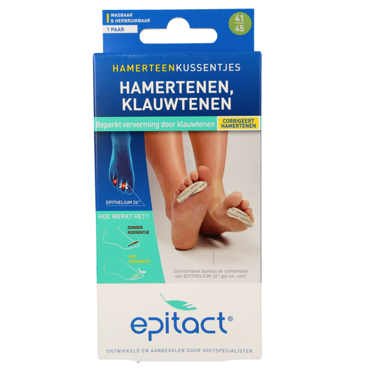 Epitact Hamertenen maat 41/45 2 Stuks