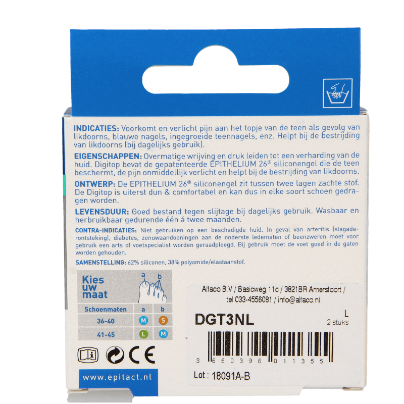 Epitact Digitop nagels en likdoorns L 2 Stuks
