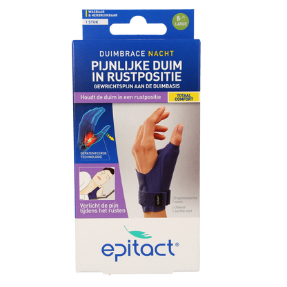 Epitact Duim orthese nacht links maat L 1.00 Stuks