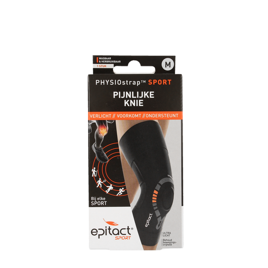 Epitact Knie physiostrap sport maat M 1.00 Stuks