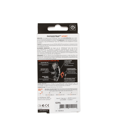 Epitact Knie physiostrap sport maat M 1.00 Stuks