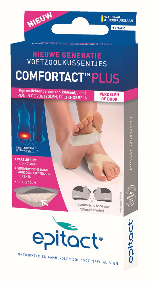 Epitact Voetzoolkussentjes comfort maat 42/45 2 Stuks