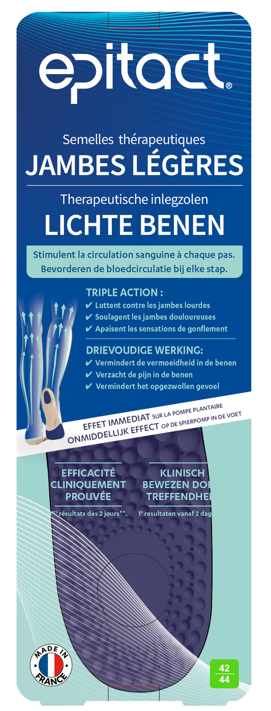 Epitact Inlegzolen lichte benen 42-44 1 Paar