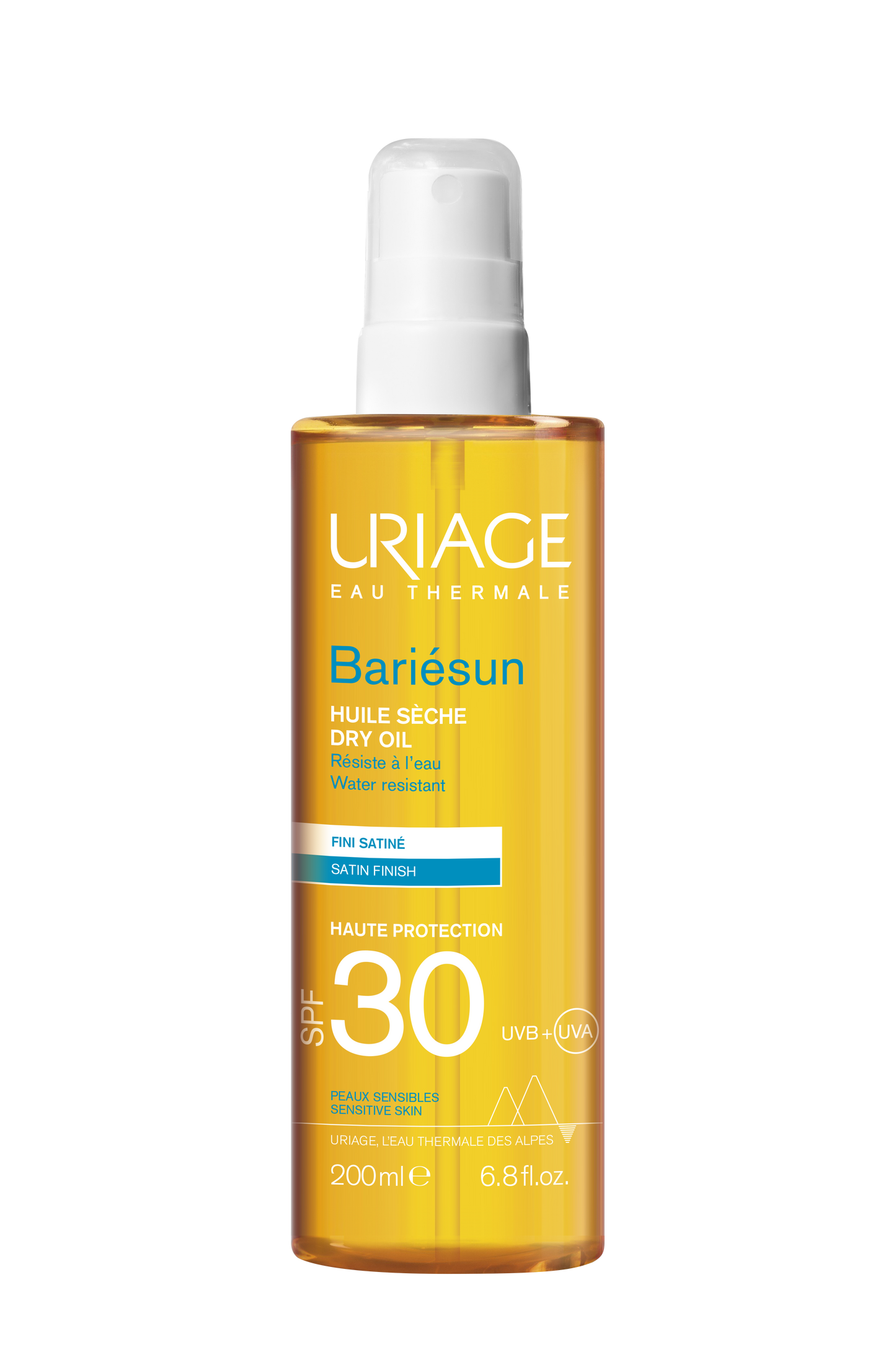 Uriage Sun droge olie SPF30 200 Milliliter
