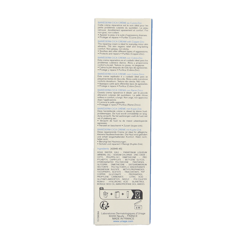 Uriage Bariederm CICA creme 40 Milliliter
